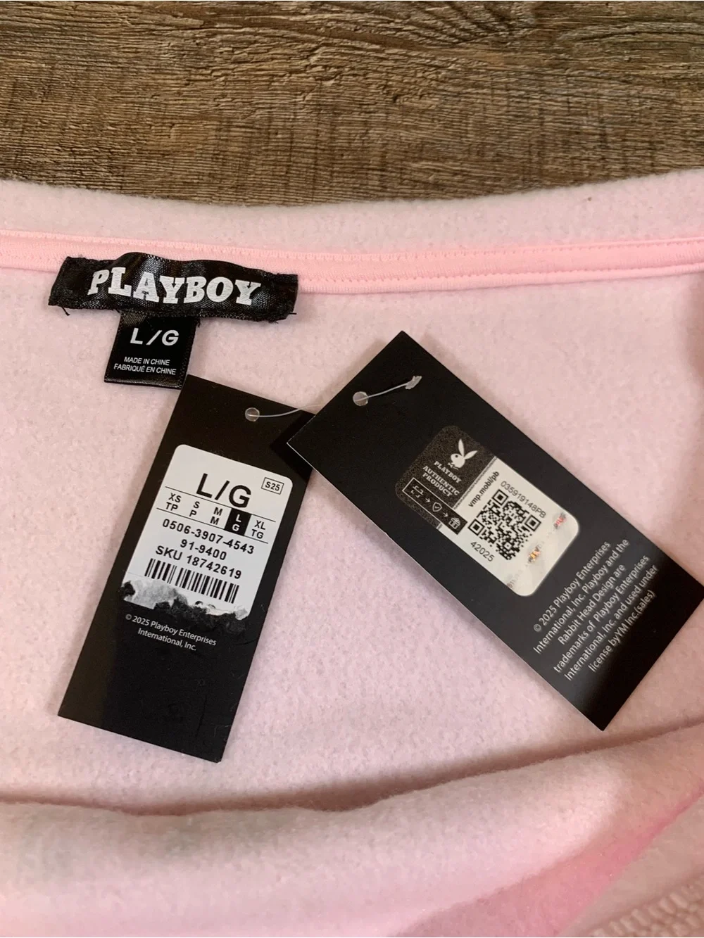 PLAYBOY pink off